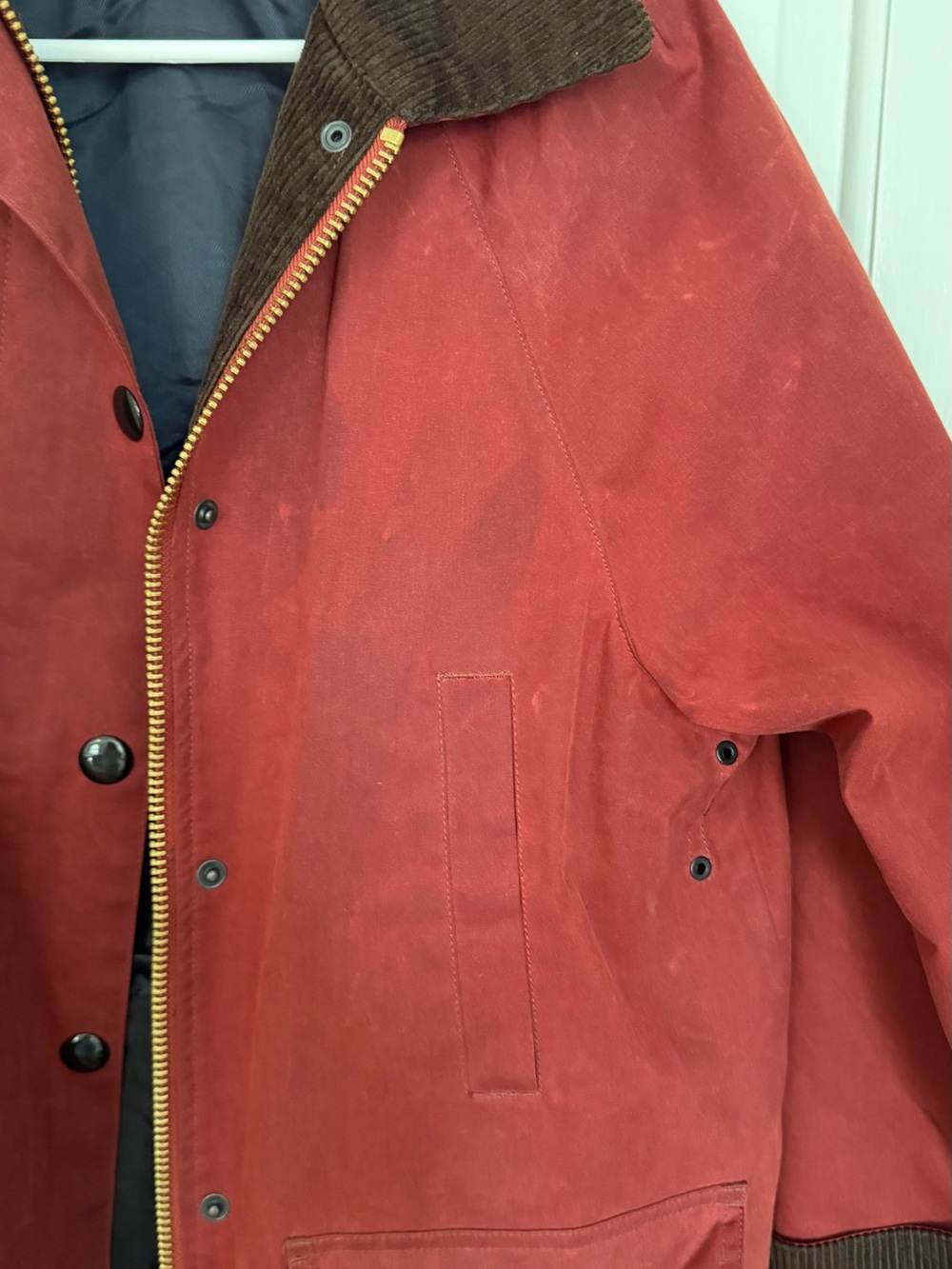 Alex Mill Chiltern Street Jacket - Brick Red - Picture 3 of 5